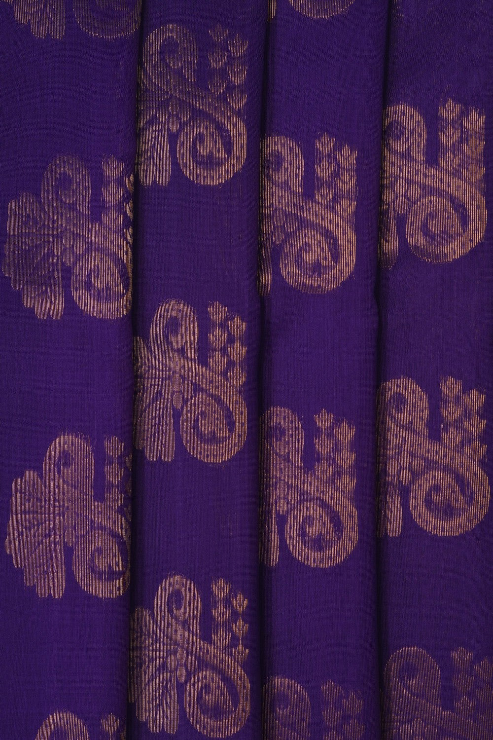 Image of Purple South Silk Cotton Saree