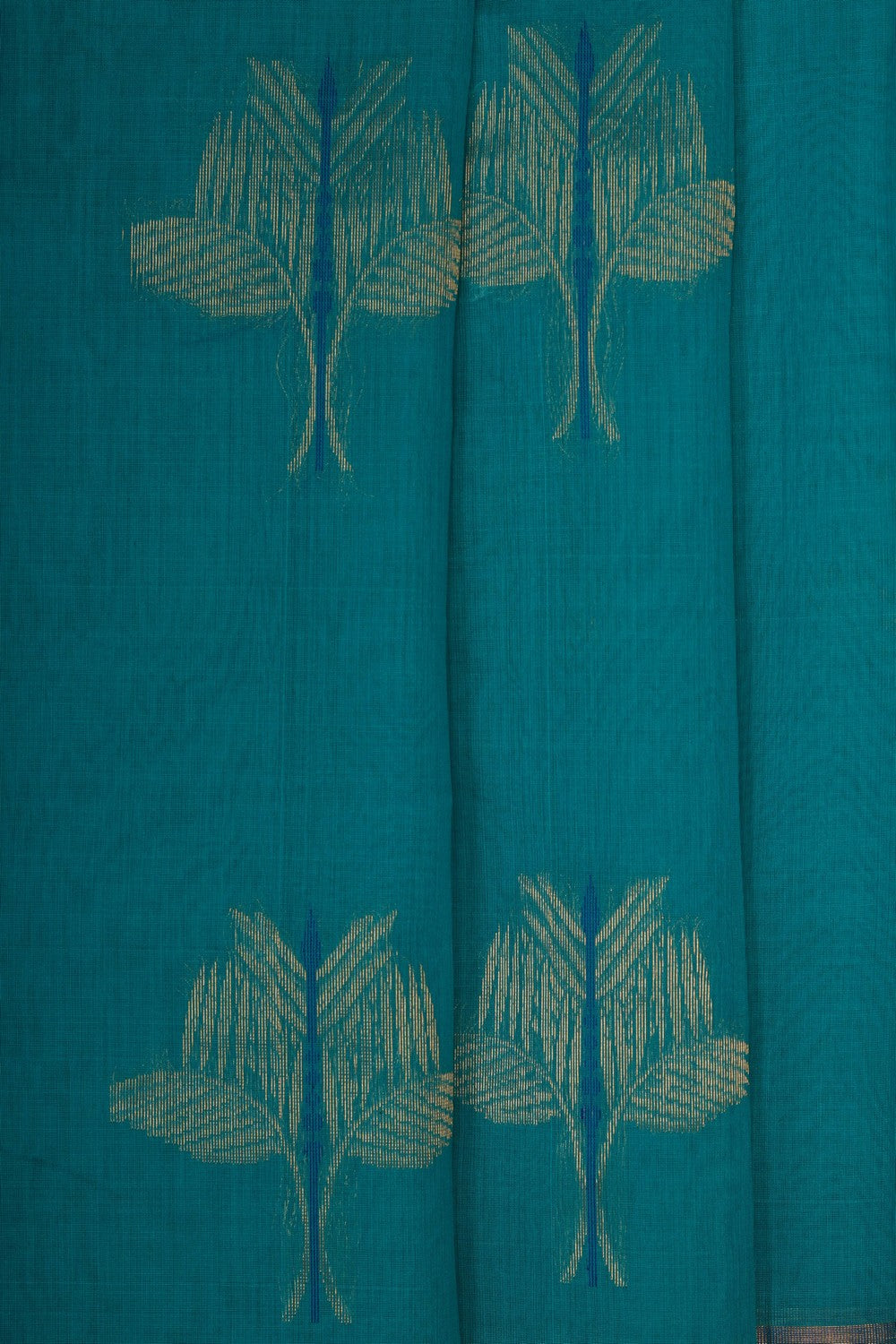 Image of Green South Silk Cotton Saree