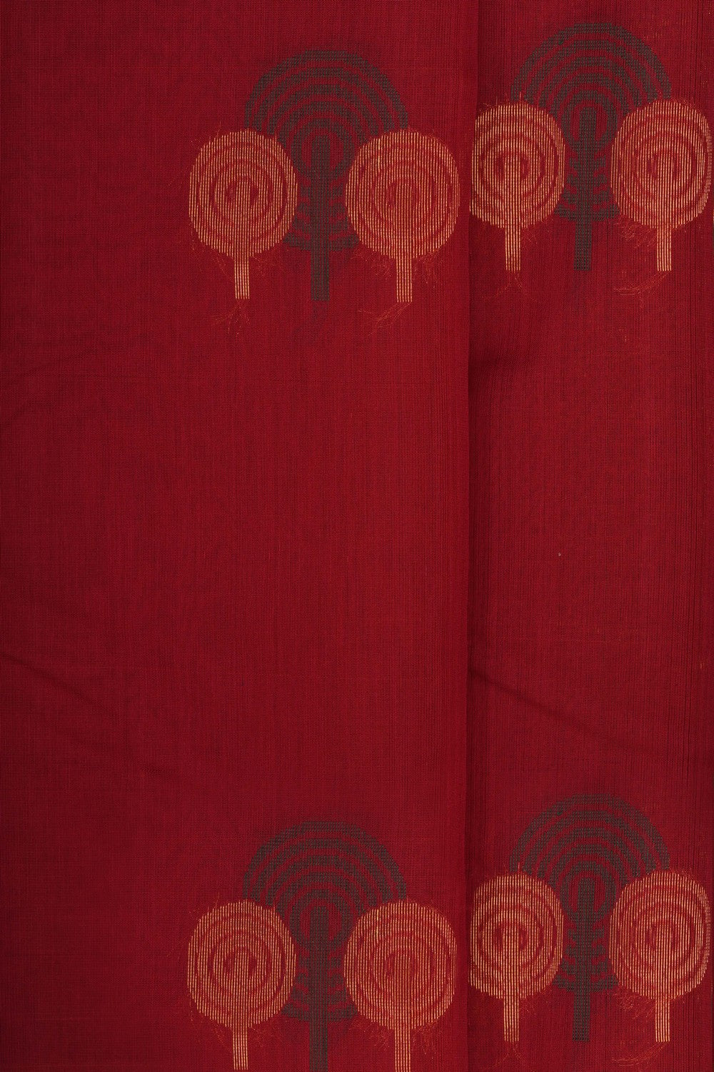 Image of Red South Silk Cotton Saree