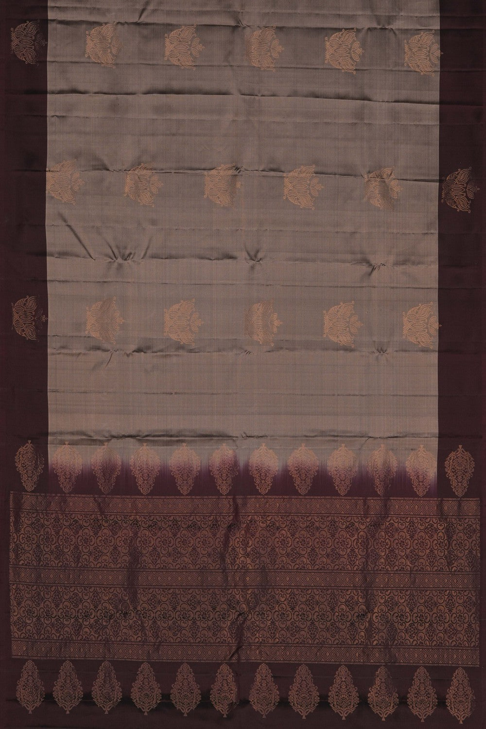 Image of Grey South Silk Saree