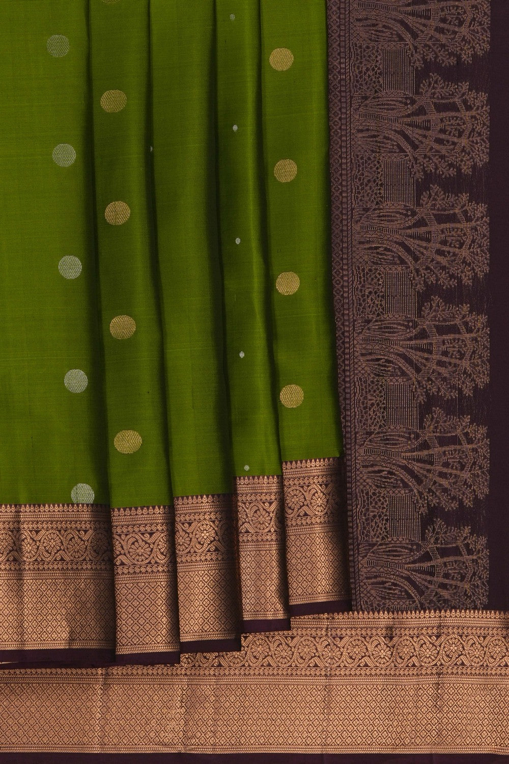 Image of Green South Silk Saree