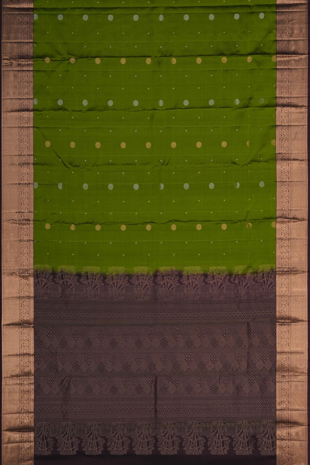 Image of Green South Silk Saree