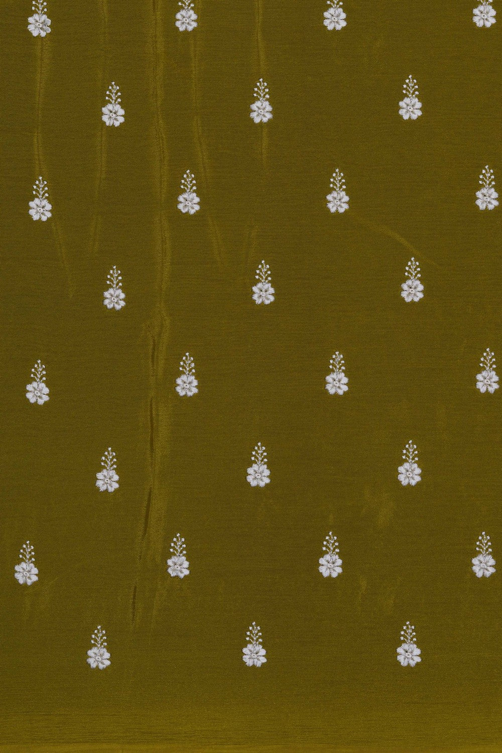 Image of A Beautiful Embroidered Crepe Silk Saree