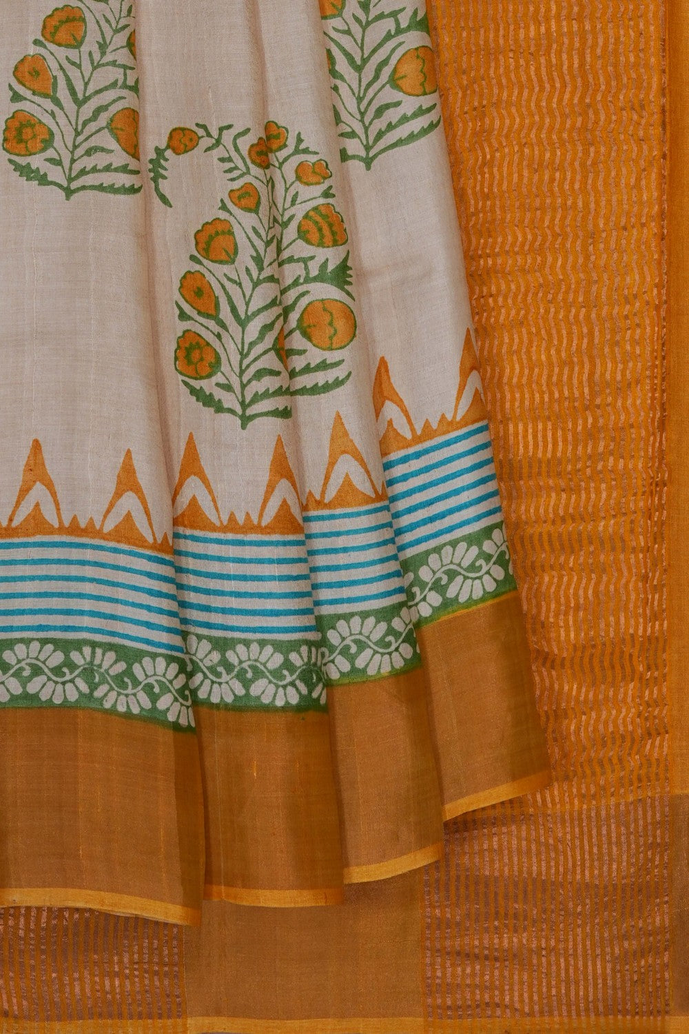 Image of Desi Tussar Silk Saree