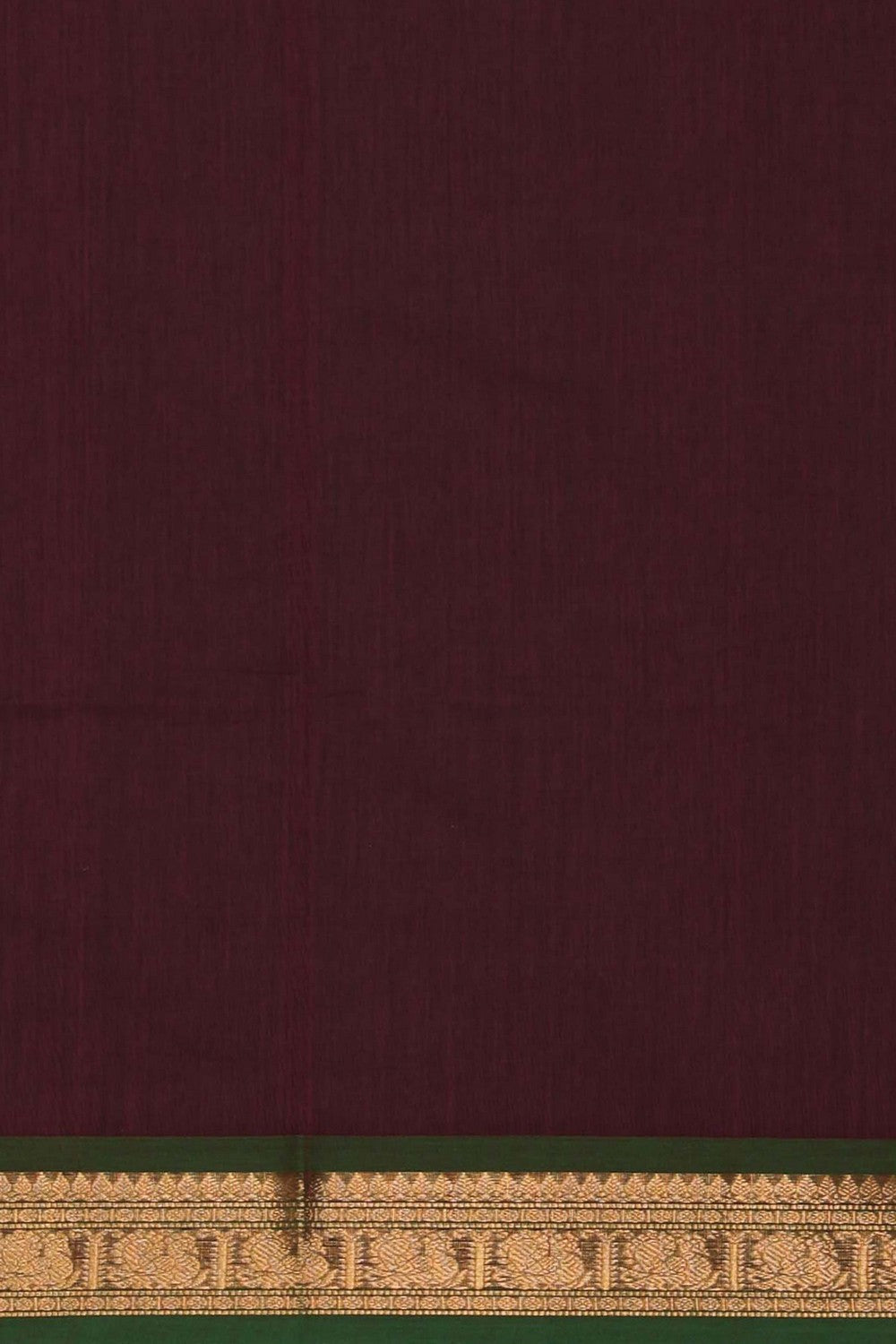 Image of South Cotton Maroon Saree