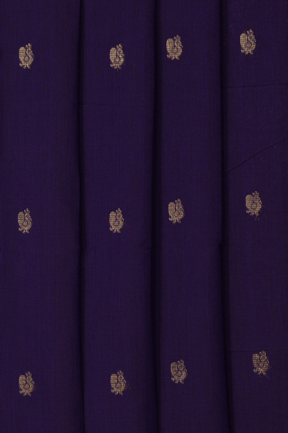 Image of South Cotton Purple Saree