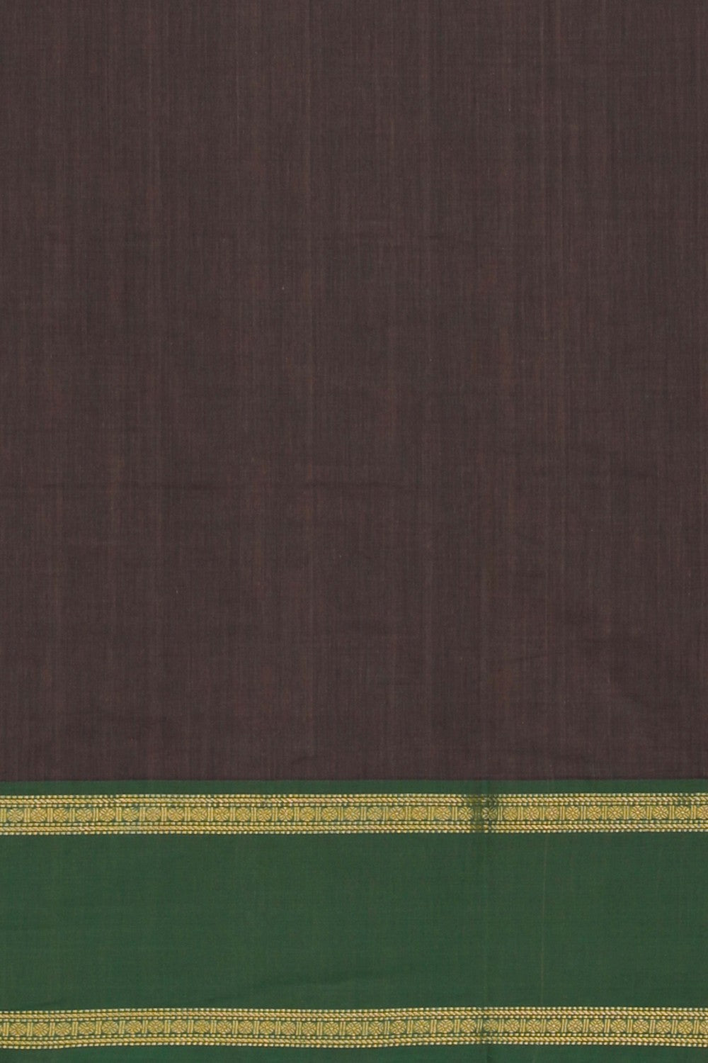 Image of South Cotton Brown Saree