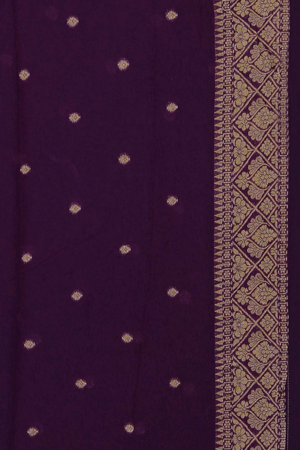 Image of Violet Georgette Saree