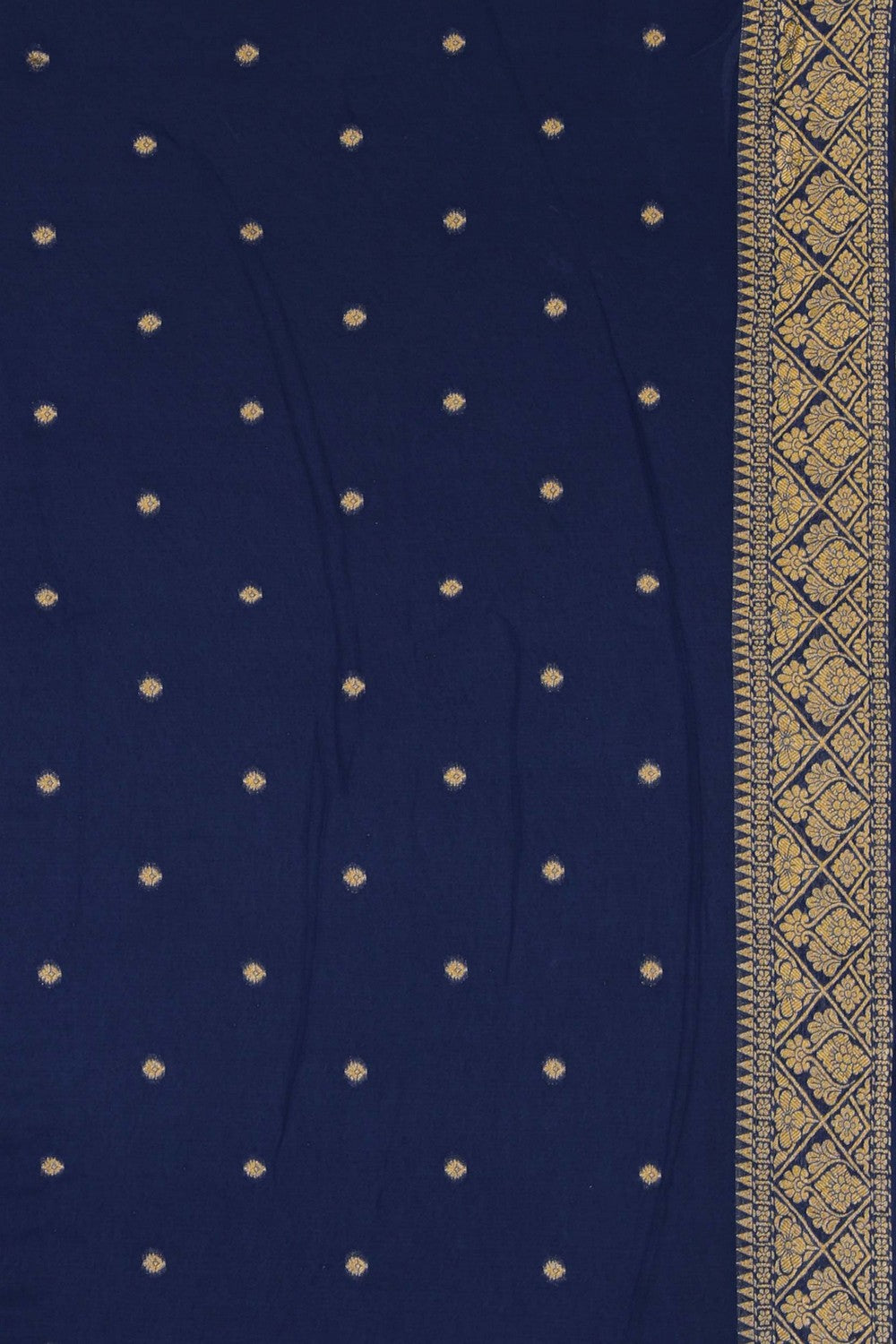 Image of Blue Georgette Saree