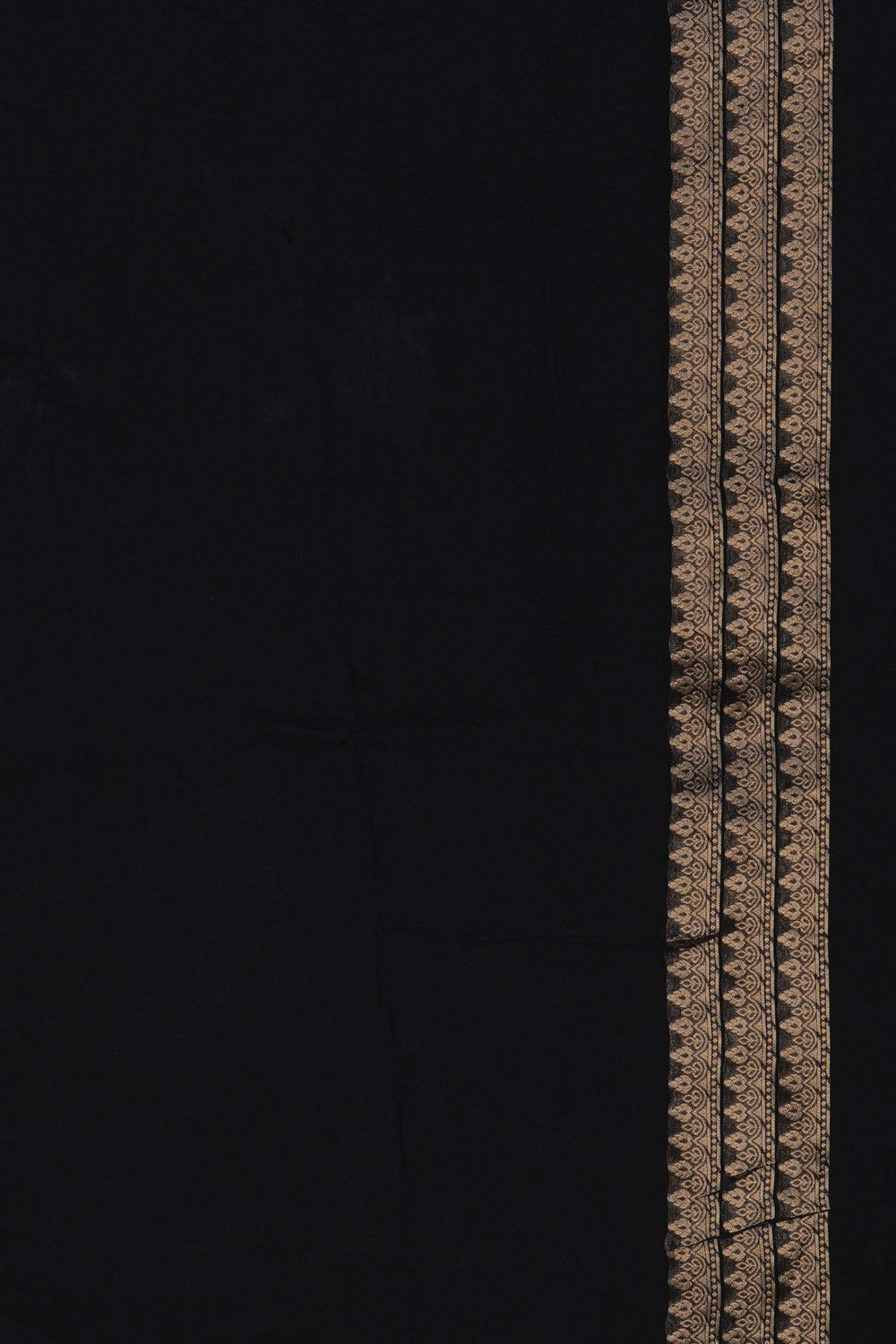 Image of Black Georgette Saree