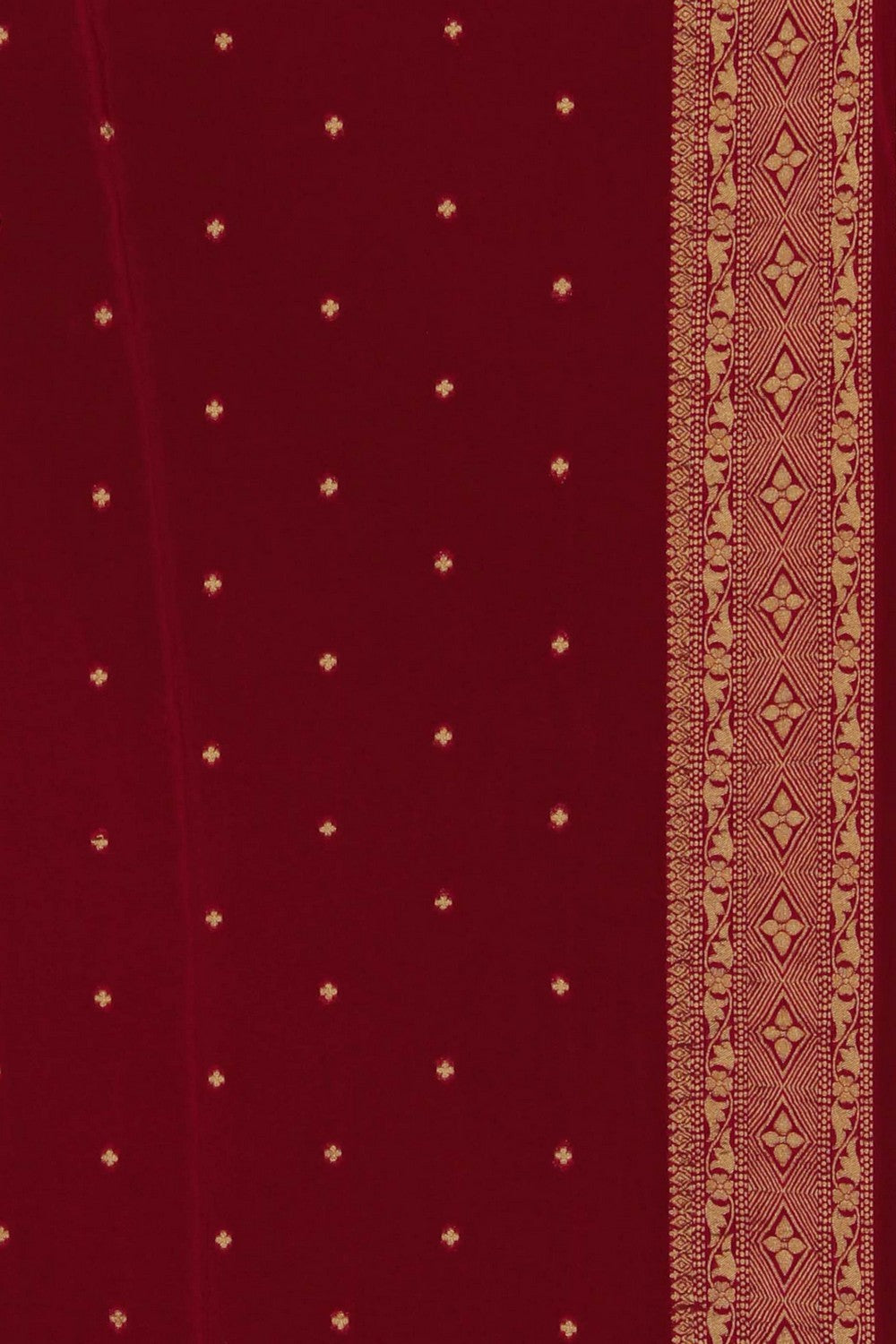 Image of Red Georgette Saree
