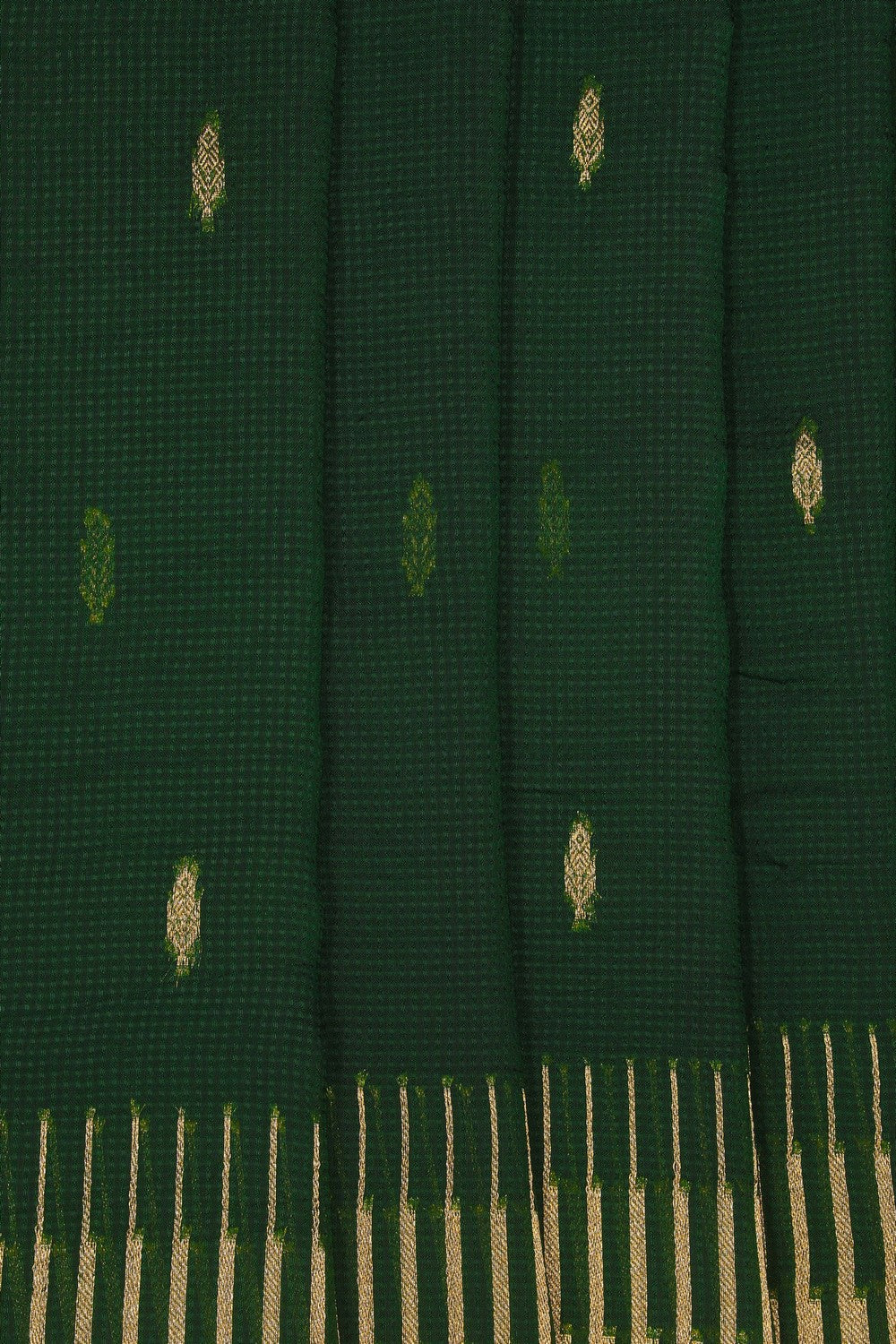 Image of Green Georgette Saree
