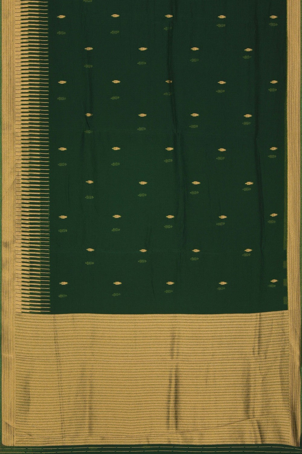 Image of Green Georgette Saree