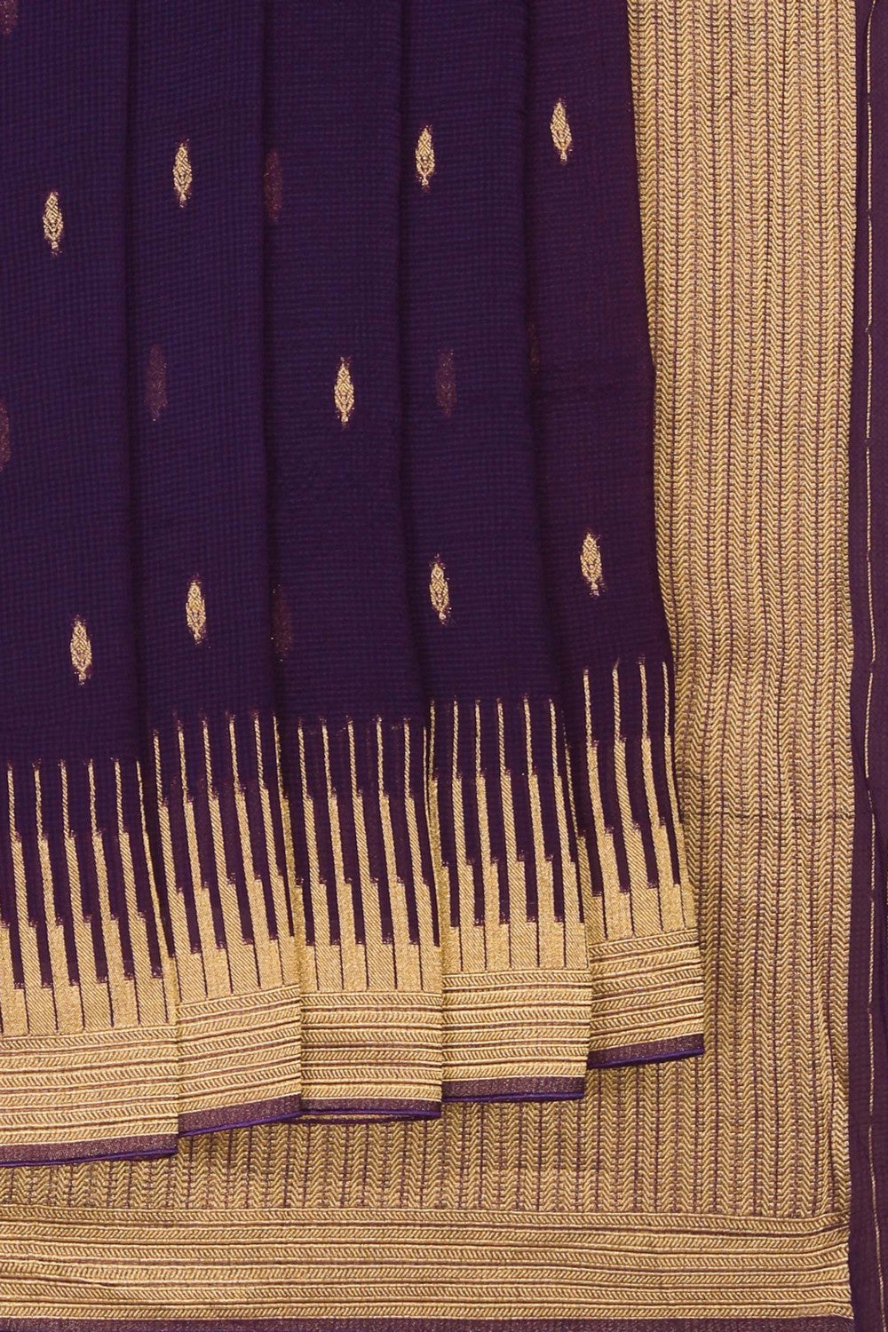Image of Violet Georgette Saree