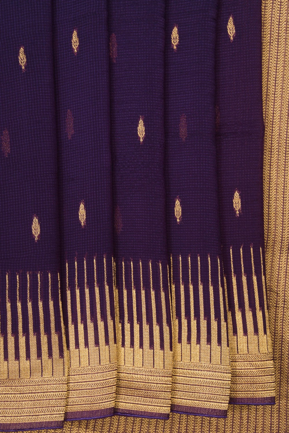Image of Violet Georgette Saree