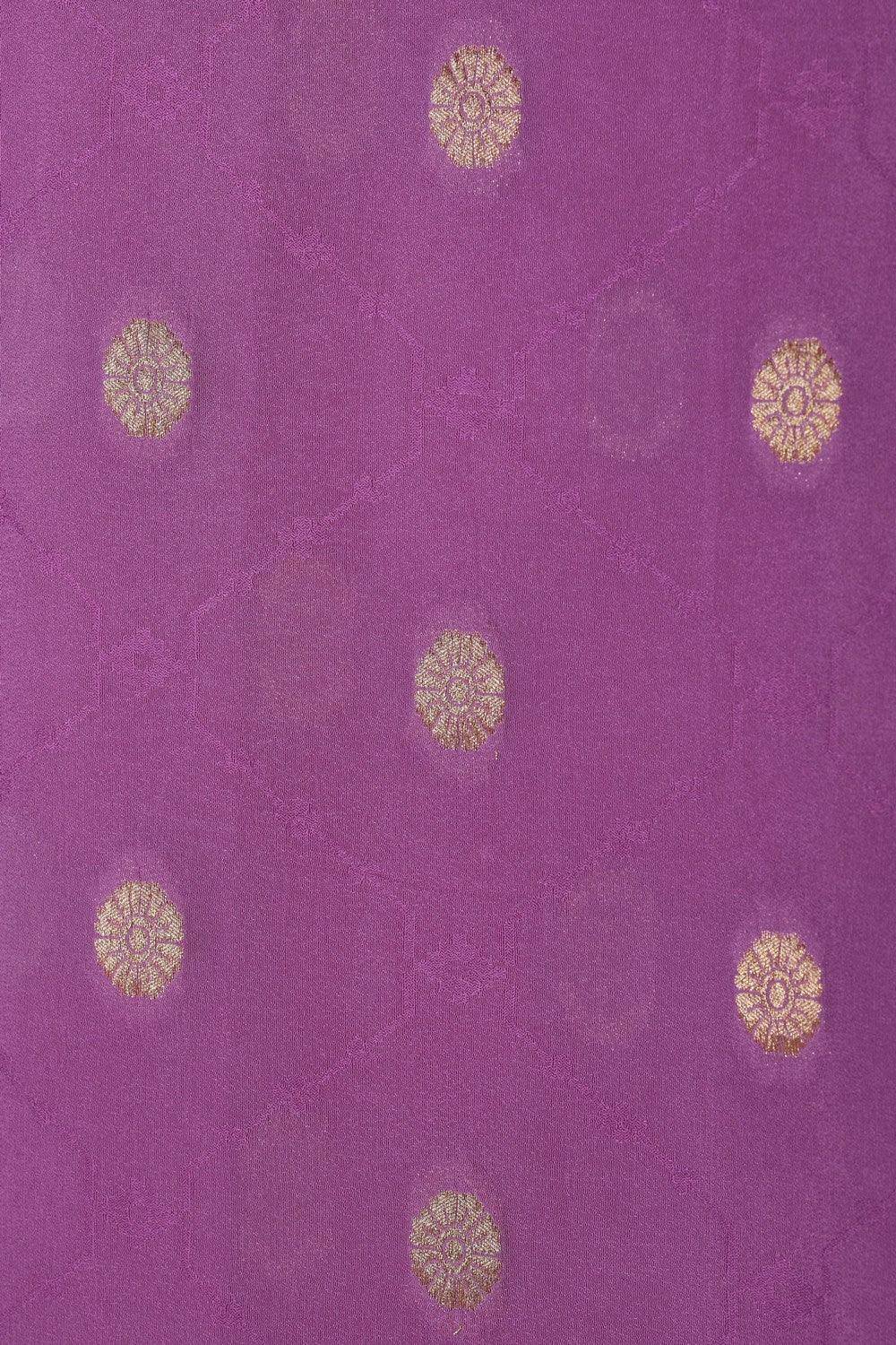 Image of Lavender-Pink Georgette Saree