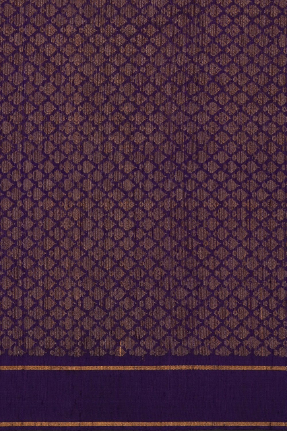 Image of Purple Desi Tussar Silk Saree
