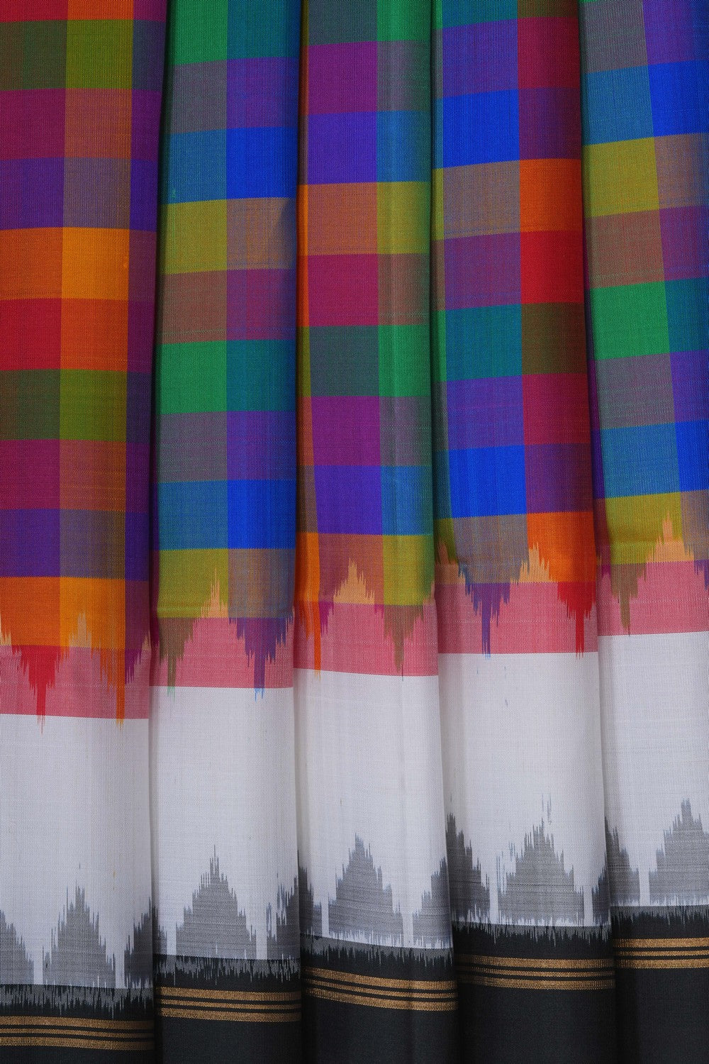 Image of Multi-Colour South Silk Saree