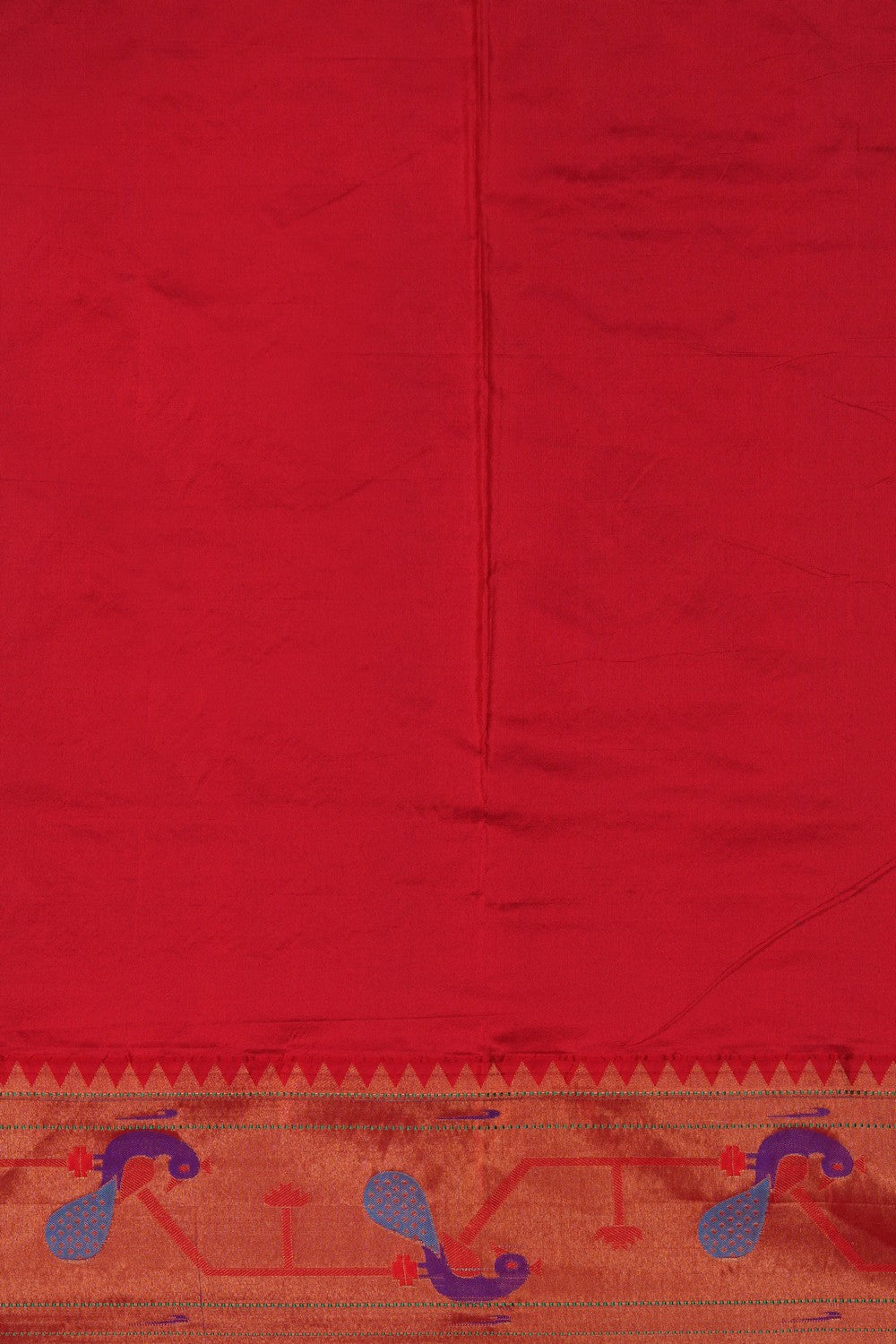 Image of Blue Paithani Silk Saree