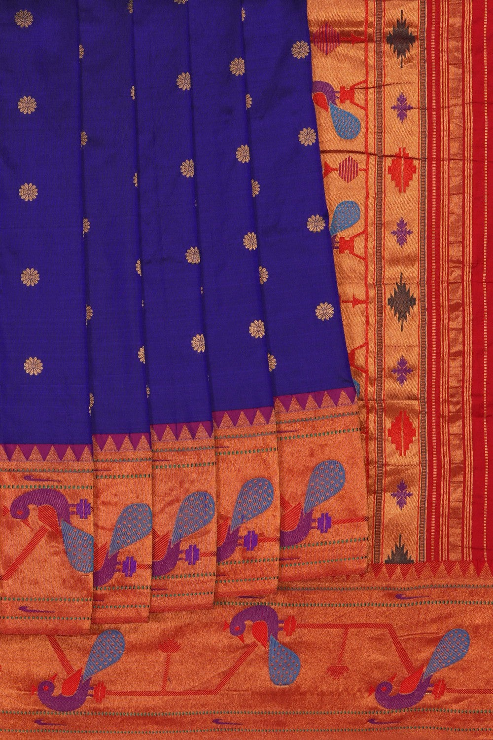 Image of Purple Paithani Silk Saree