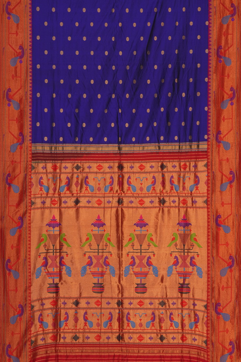 Image of Purple Paithani Silk Saree