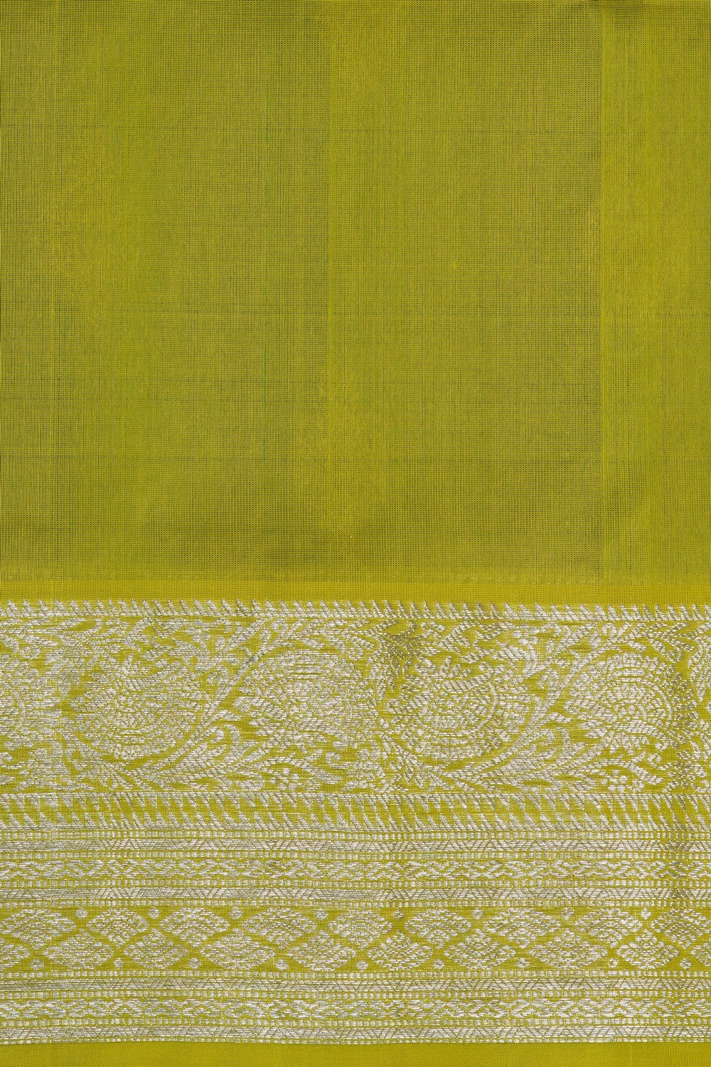 Image of Bottle Green Venkatagiri Silk Saree