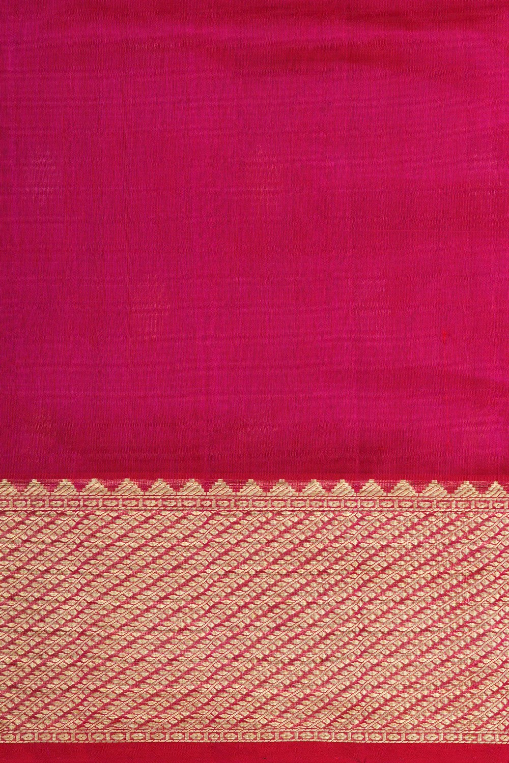 Image of Fuchsia-Pink Venkatagiri Silk Saree
