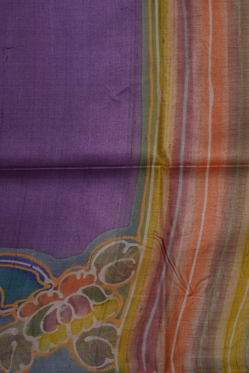 Image of Modern Aesthetic Desi Tussar Silk Saree