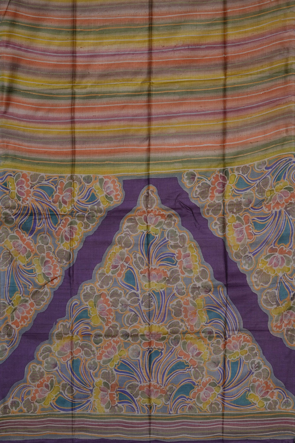 Image of Modern Aesthetic Desi Tussar Silk Saree