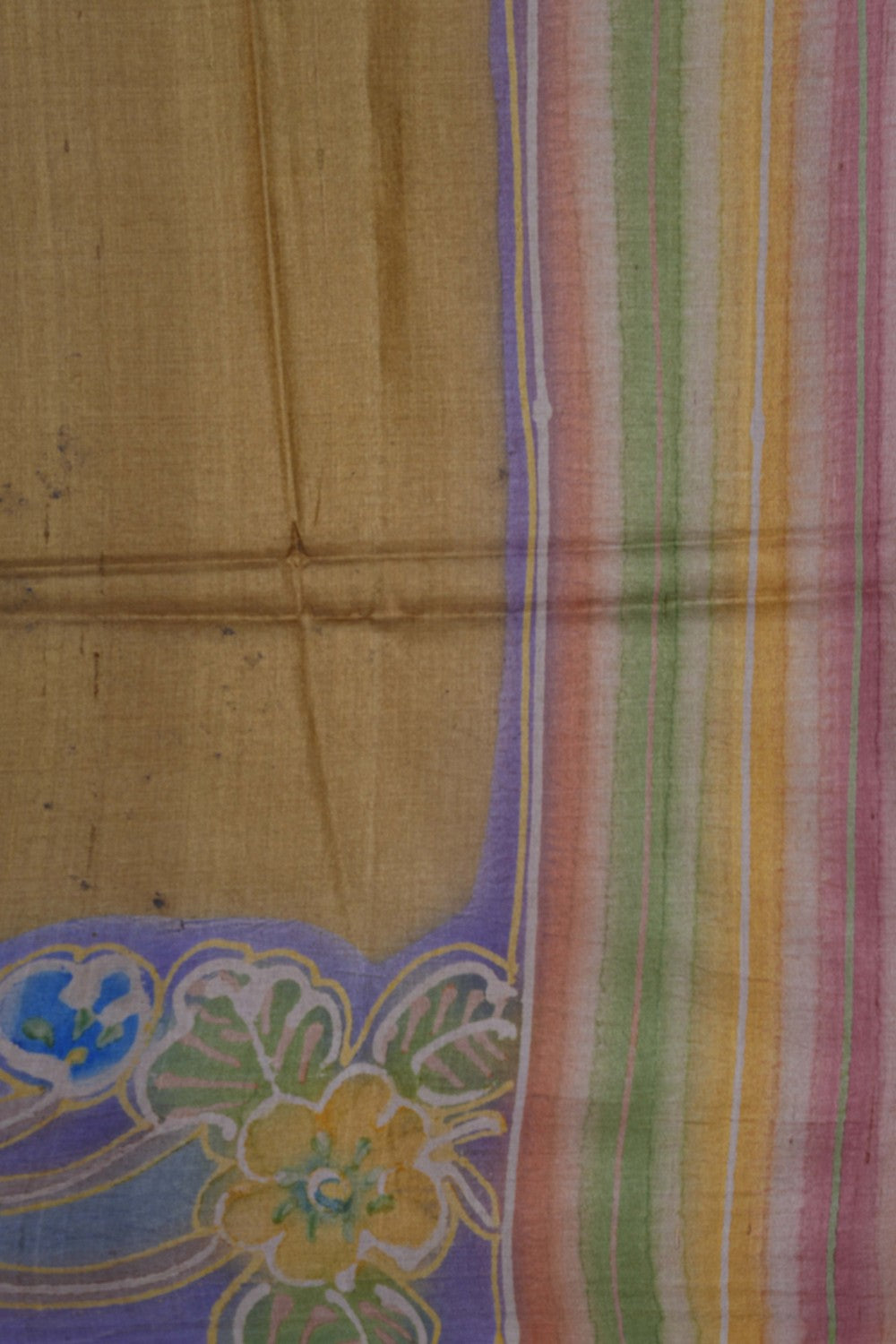 Image of Modern Aesthetic Desi Tussar Silk Saree