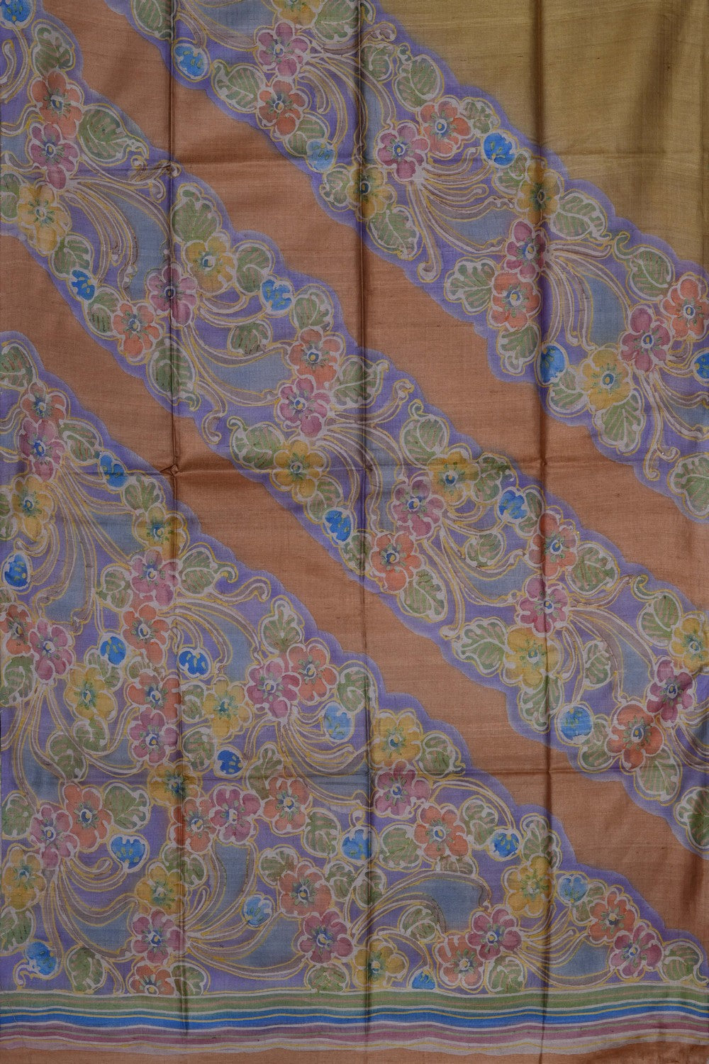 Image of Modern Aesthetic Desi Tussar Silk Saree