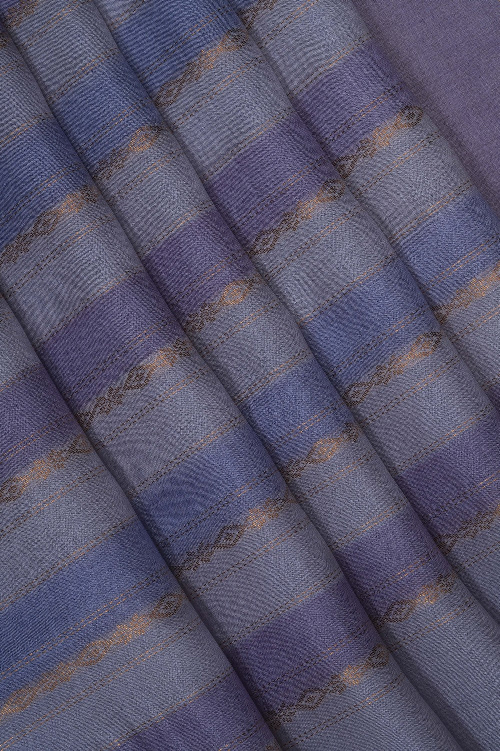Image of Lavender Desi Tussar Silk Saree