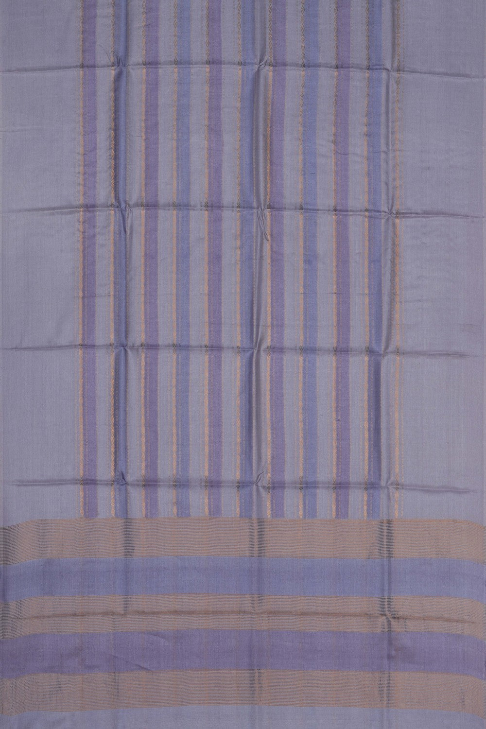 Image of Lavender Desi Tussar Silk Saree