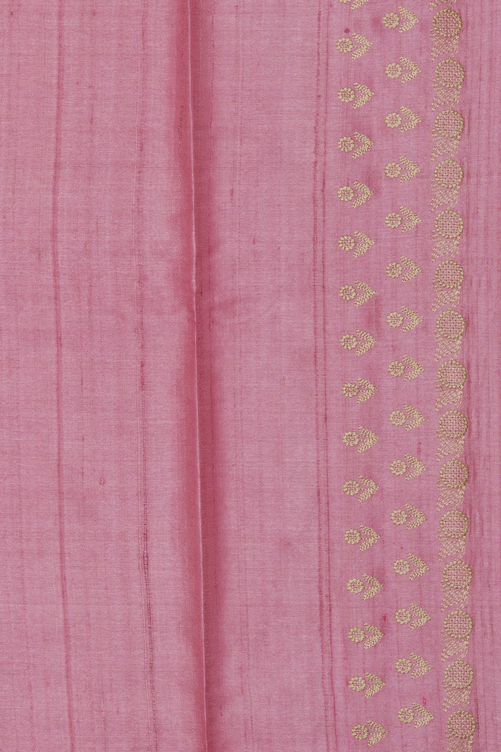 Image of Desi Tussar Silk Embroidery Saree
