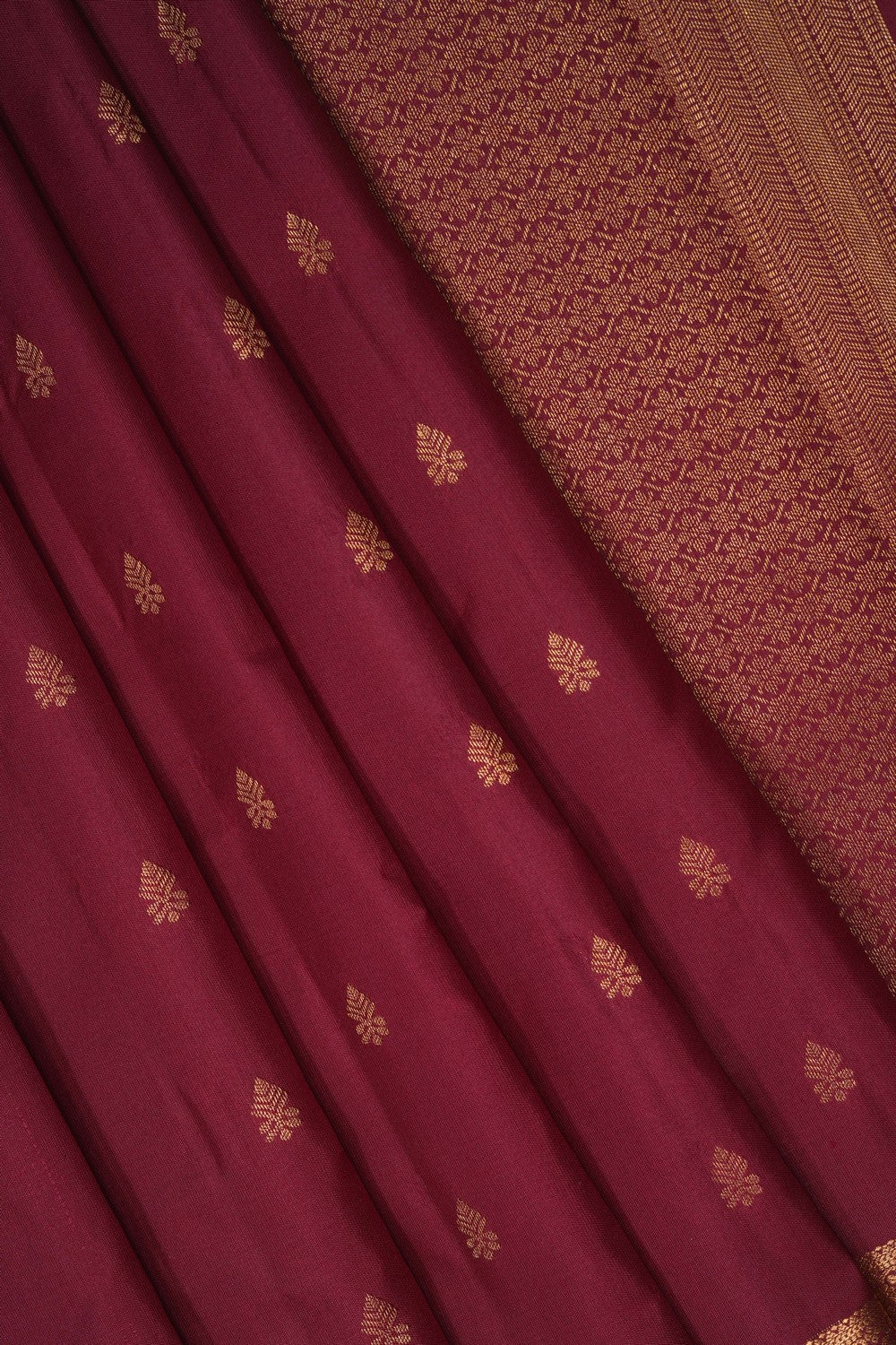 Image of Maroon South Silk Saree