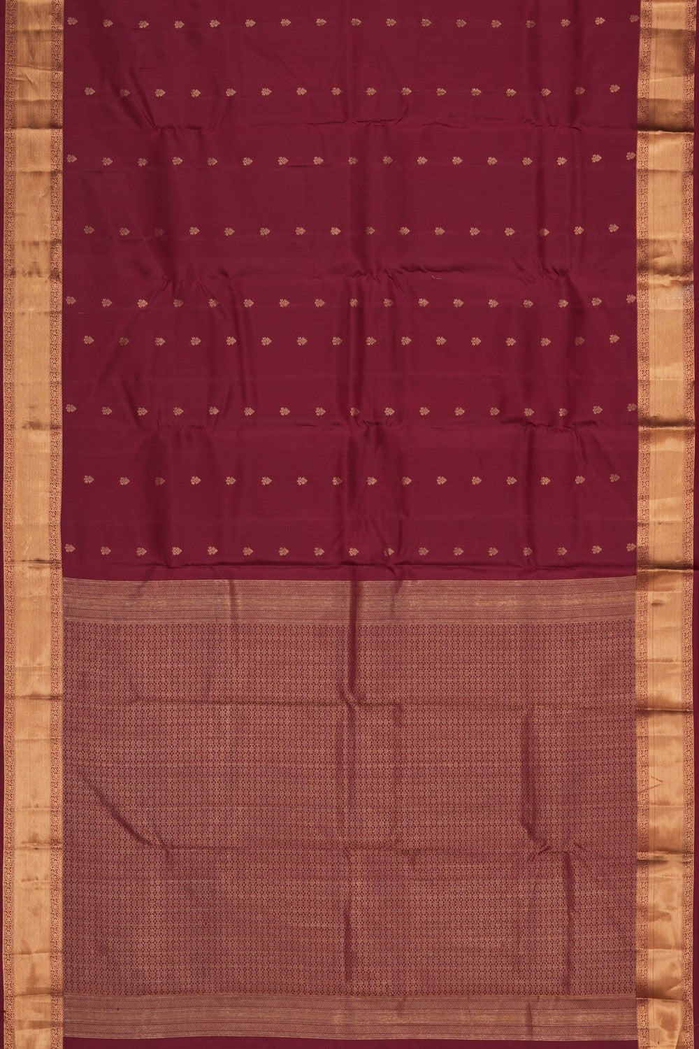 Image of Maroon South Silk Saree