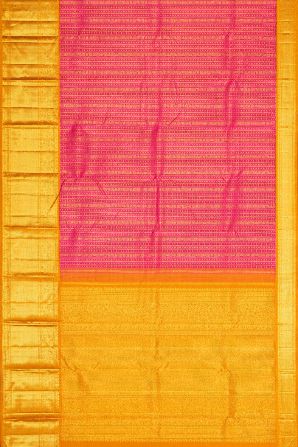 Image of Pink Arani Silk Brocade Saree