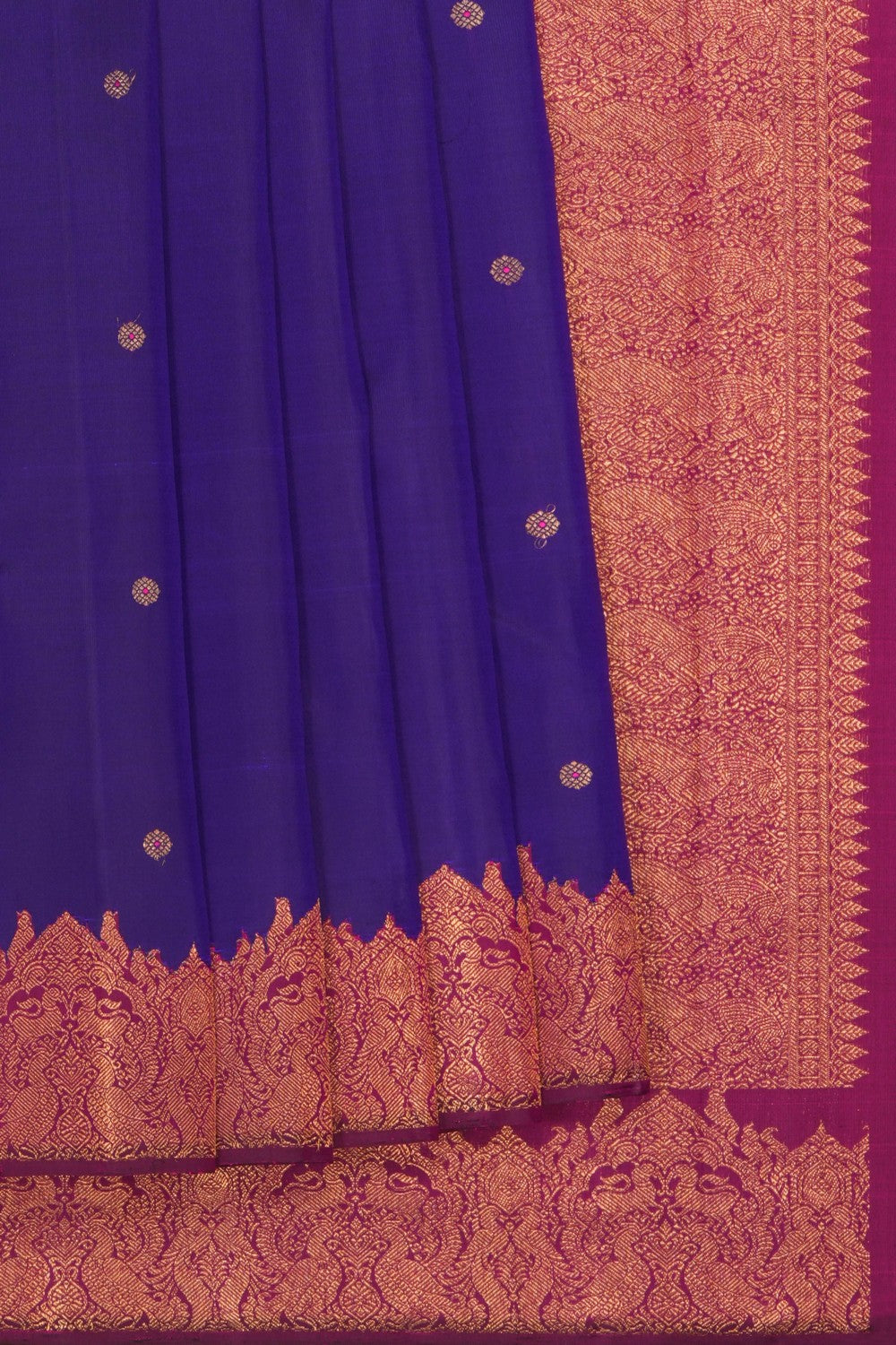 Image of Purple Arani Silk Saree