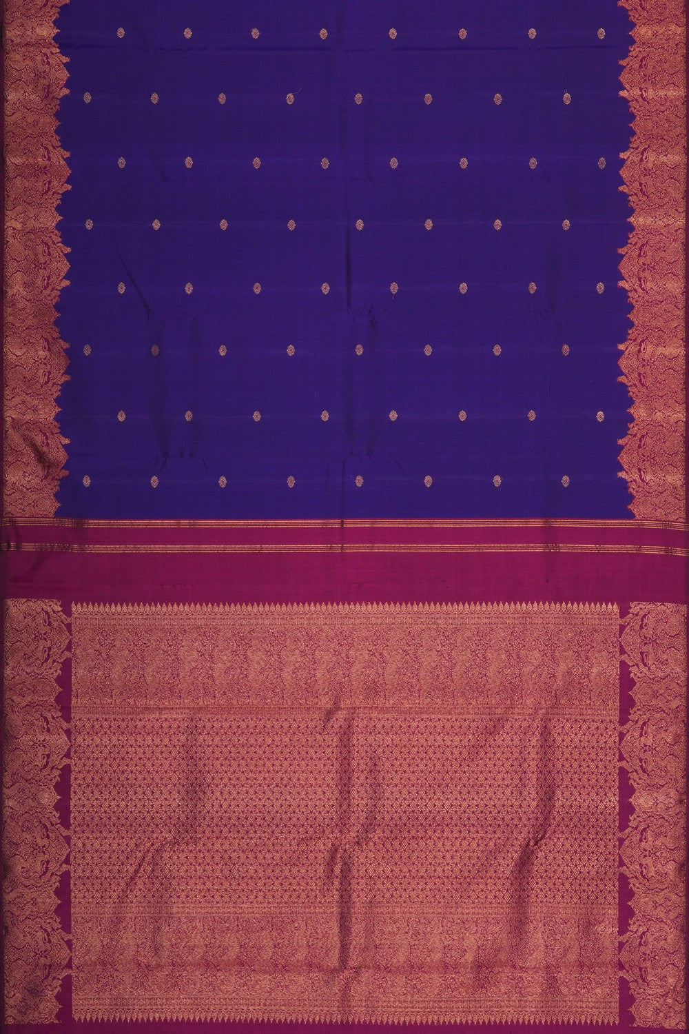 Image of Purple Arani Silk Saree