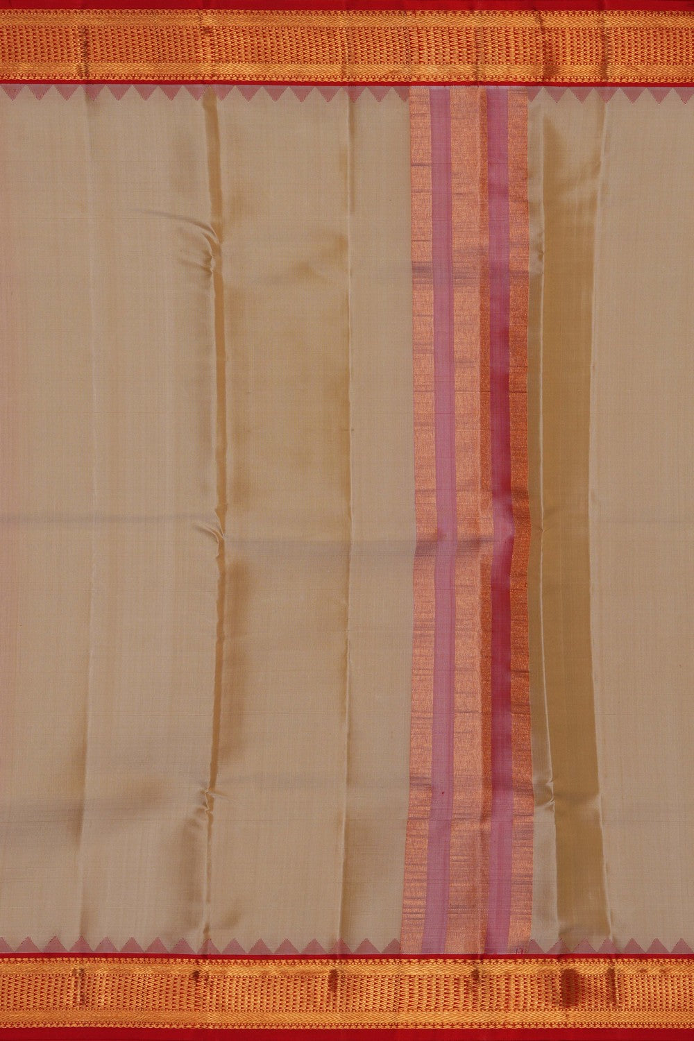 Image of Venkatagiri Silk Dhoti With Kanduva (8 X 4) 3 PCS Set