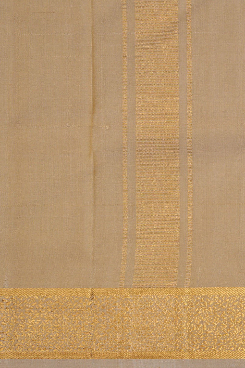 Image of Venkatagiri Silk Dhoti With Kanduva (8 X 4) 3 PCS Set
