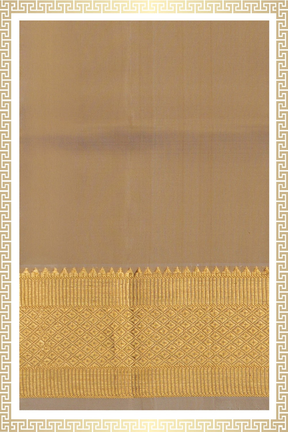 Image of Venkatagiri Silk Dhoti With Kanduva (8 X 4) 3 PCS Set