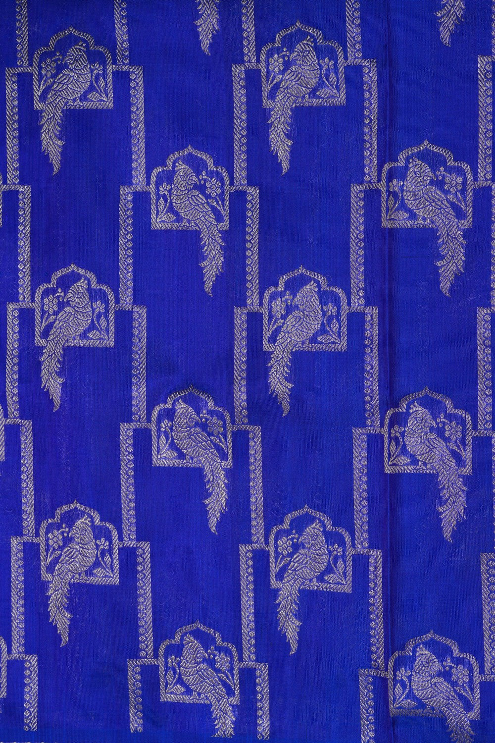 Image of Royal Blue Venkatagiri Silk Saree