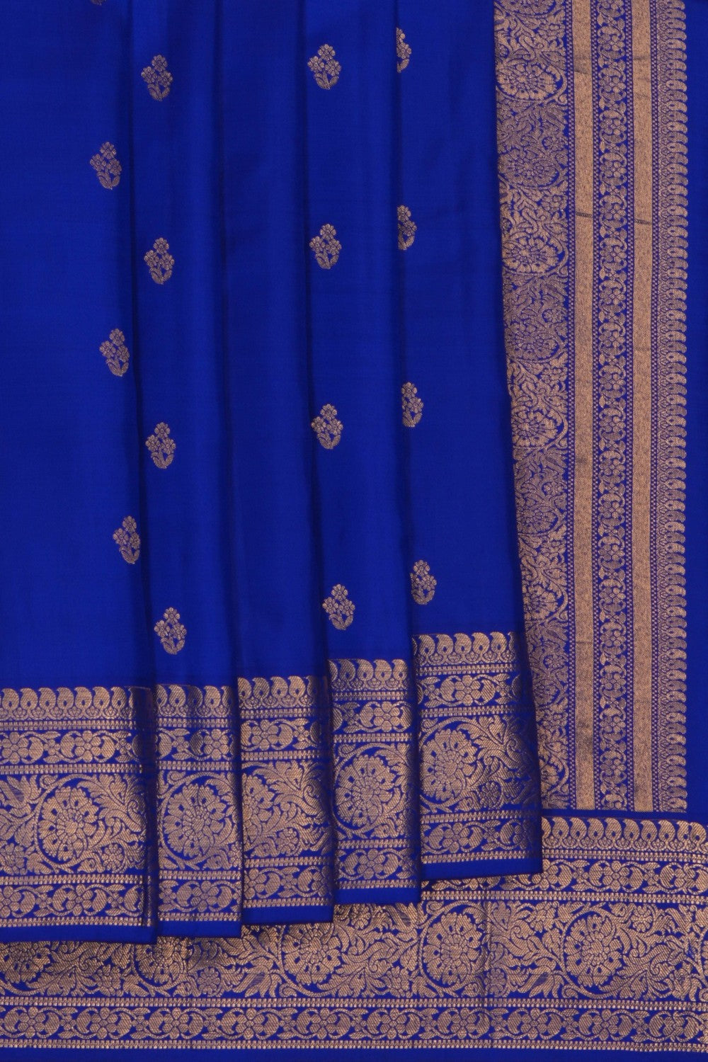 Image of Royal Blue South Silk Saree