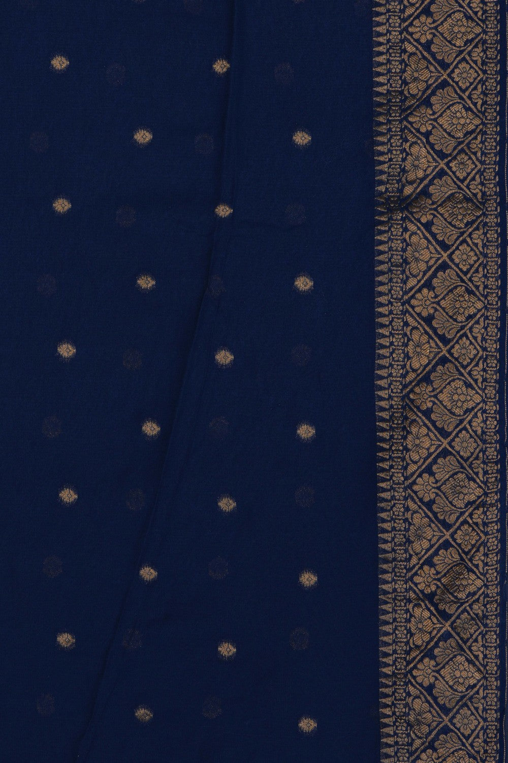Image of Blue Georgette Saree
