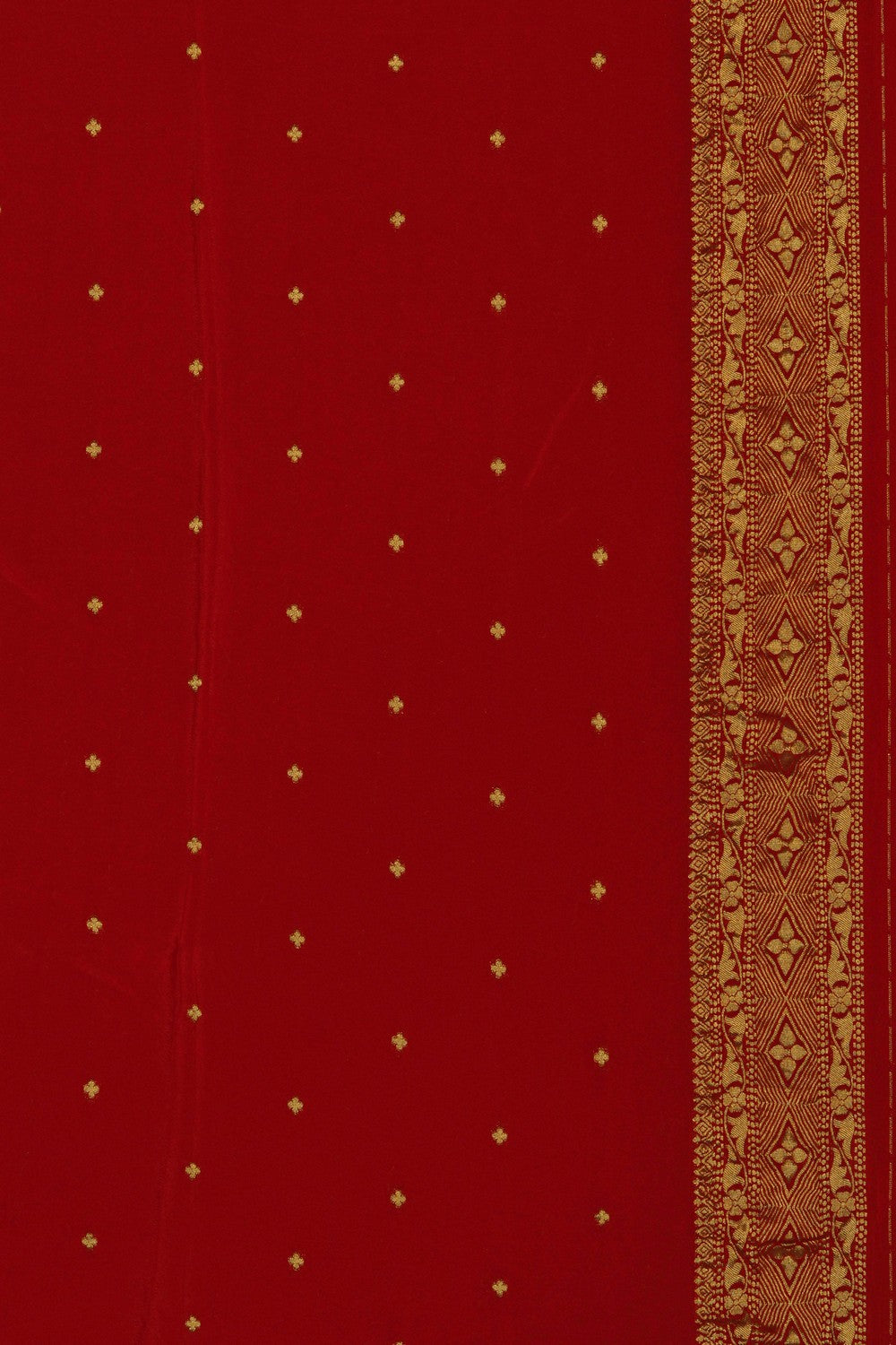 Image of Red Georgette Saree
