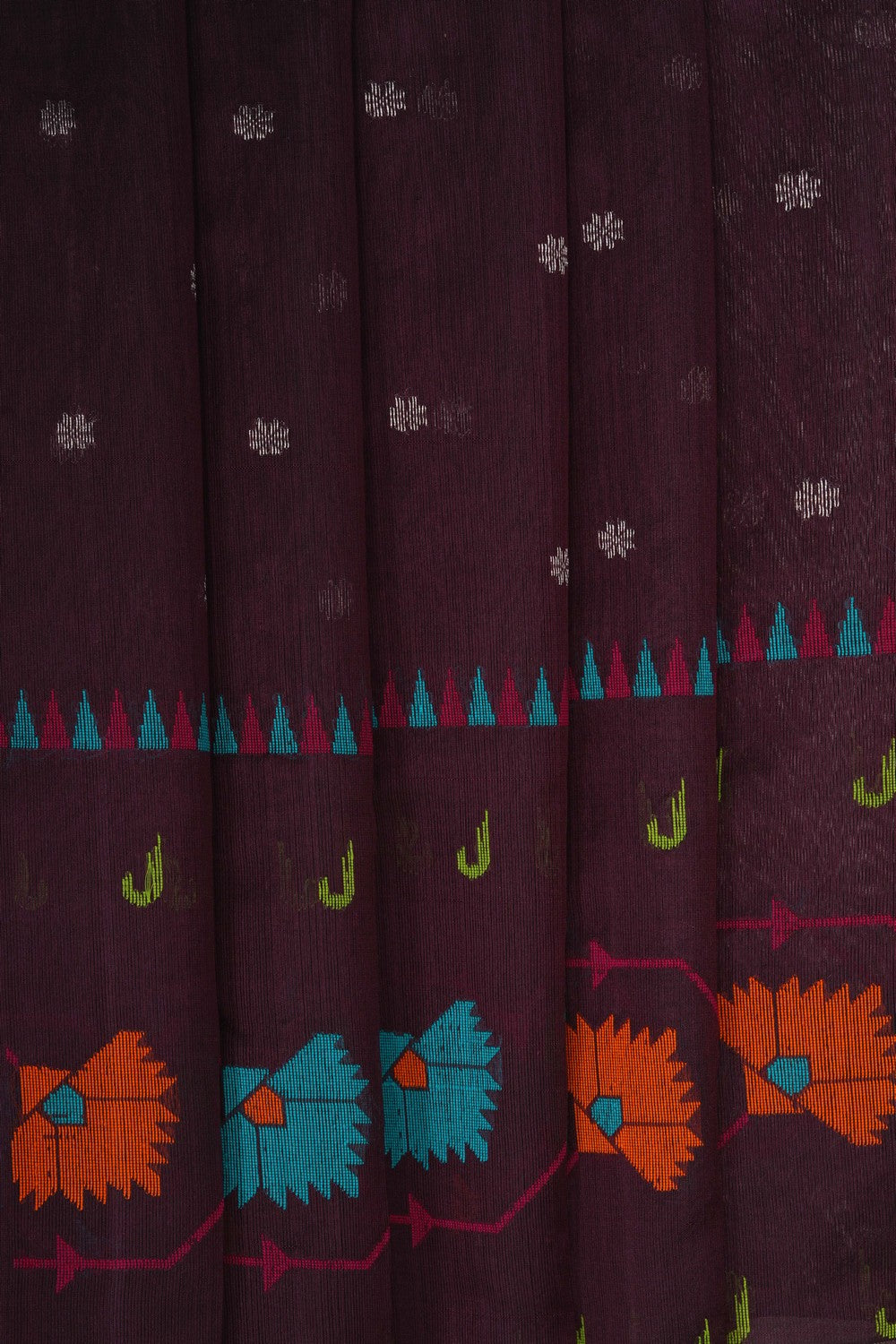 Image of Brown Chanderi Saree