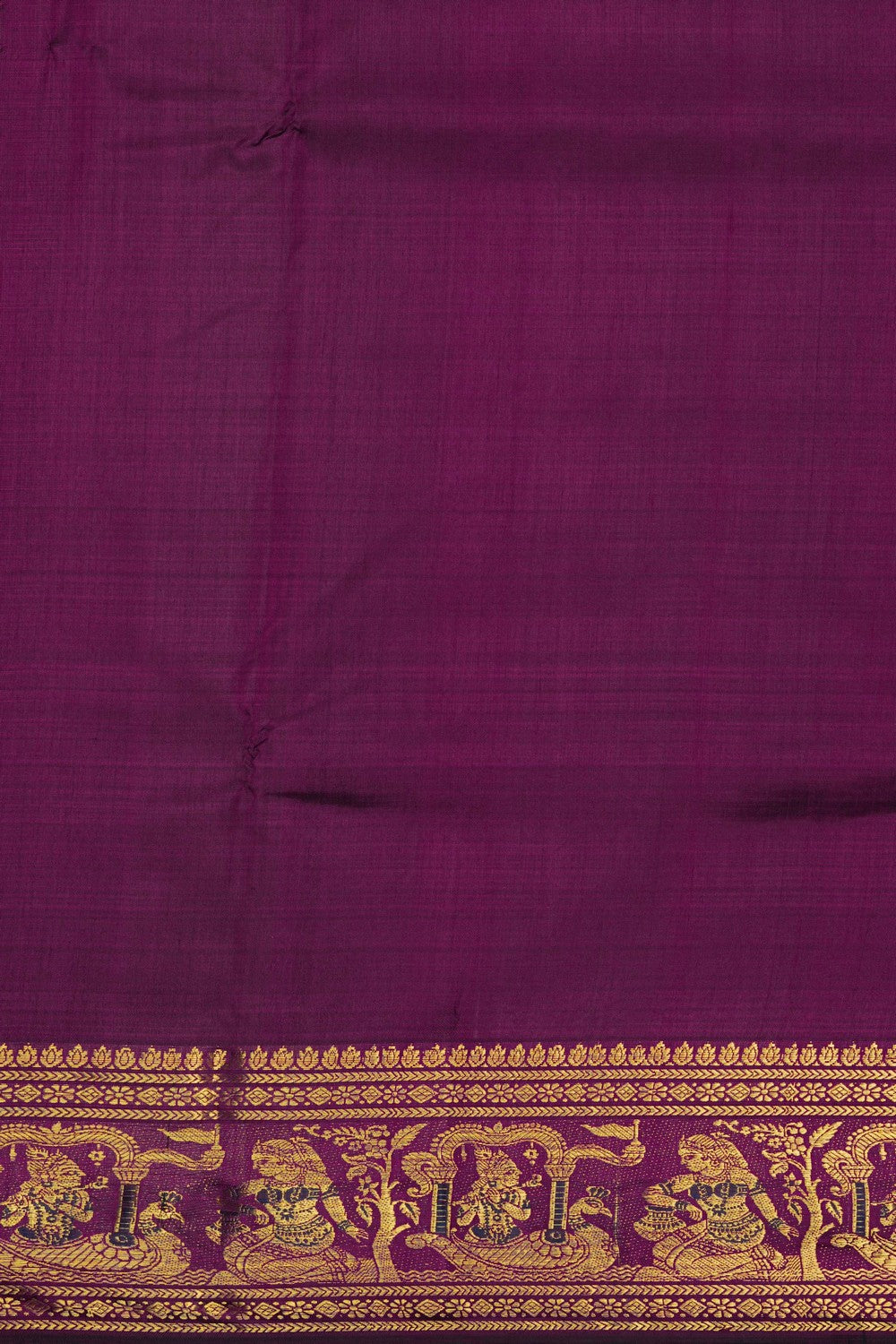 Image of Baluchari Silk Plum Pink Saree