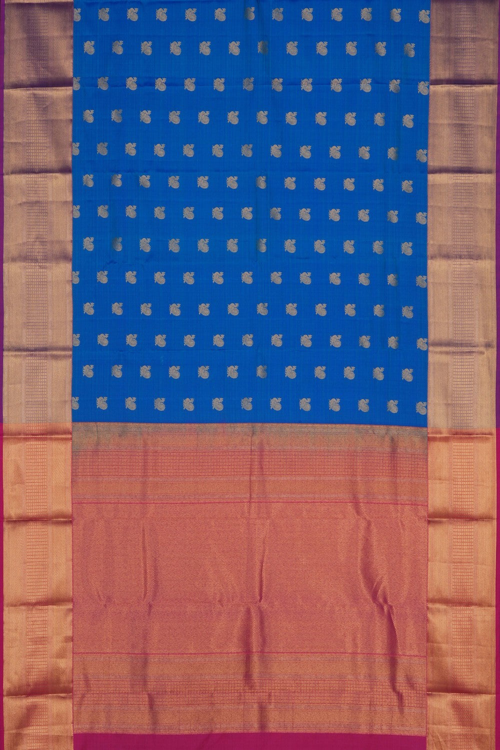 Image of Blue South Silk Saree