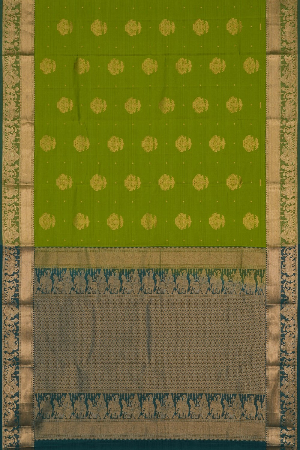Image of Green South Silk Saree